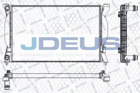 Jdeus RA0010241 - Radiateur, refroidissement du moteur cwaw.fr