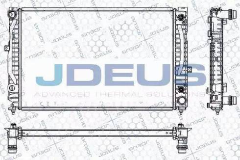 Jdeus RA0010220 - Radiateur, refroidissement du moteur cwaw.fr