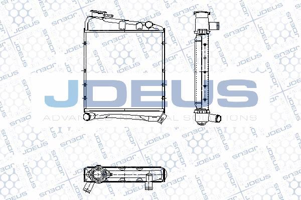 Jdeus RA0020400 - Radiateur, refroidissement du moteur cwaw.fr