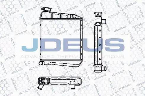 Jdeus RA0020000 - Radiateur, refroidissement du moteur cwaw.fr