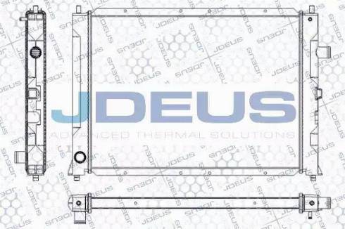 Jdeus RA0020371 - Radiateur, refroidissement du moteur cwaw.fr