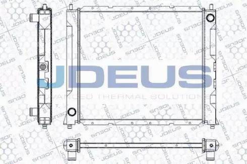 Jdeus RA0020261 - Radiateur, refroidissement du moteur cwaw.fr