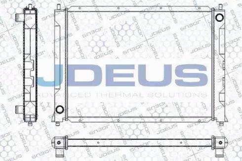 Jdeus RA0020271 - Radiateur, refroidissement du moteur cwaw.fr