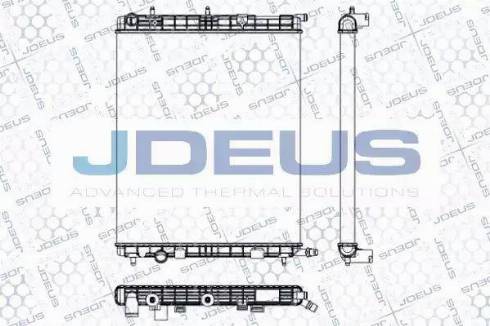 Jdeus RA0070090 - Radiateur, refroidissement du moteur cwaw.fr