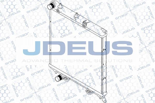 Jdeus RA0070091 - Radiateur, refroidissement du moteur cwaw.fr