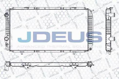 Jdeus RA0070059 - Radiateur, refroidissement du moteur cwaw.fr