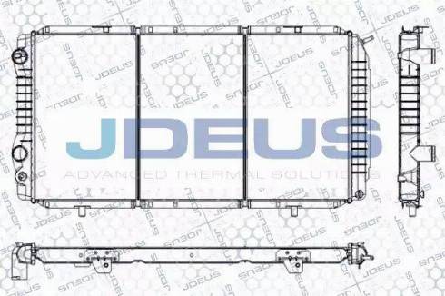 Jdeus RA0070030 - Radiateur, refroidissement du moteur cwaw.fr