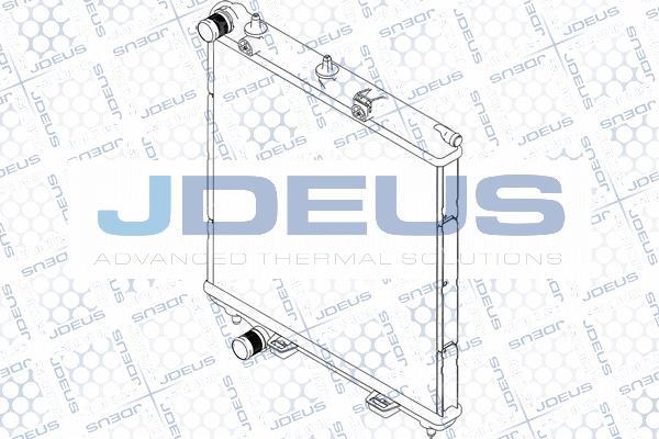 Jdeus RA0070191 - Radiateur, refroidissement du moteur cwaw.fr