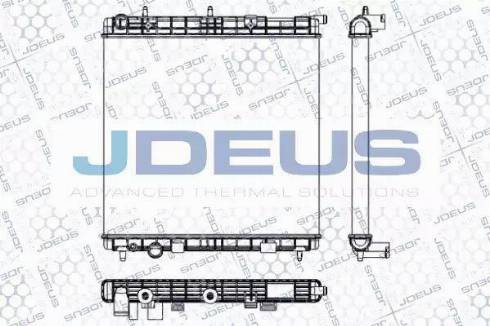 Jdeus RA0070110 - Radiateur, refroidissement du moteur cwaw.fr