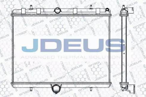 Jdeus RA0070260 - Radiateur, refroidissement du moteur cwaw.fr