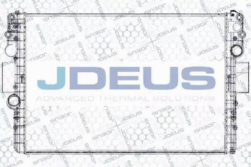 Jdeus RA0140040 - Radiateur, refroidissement du moteur cwaw.fr