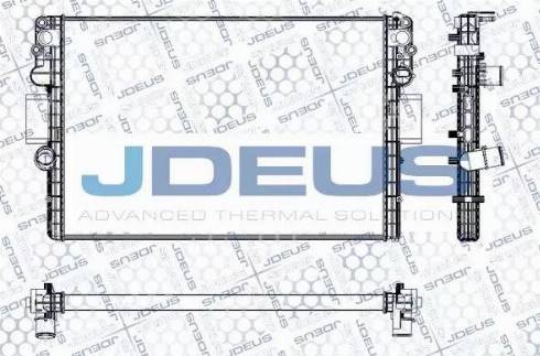 Jdeus RA0140041 - Radiateur, refroidissement du moteur cwaw.fr