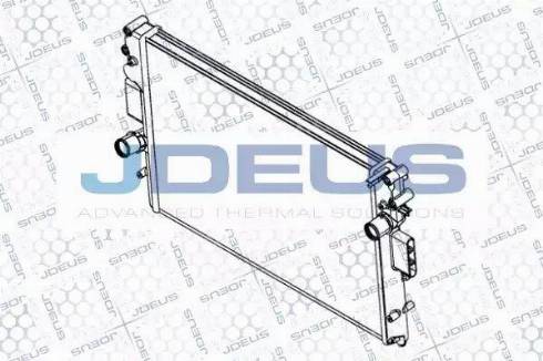 Jdeus RA0140060 - Radiateur, refroidissement du moteur cwaw.fr