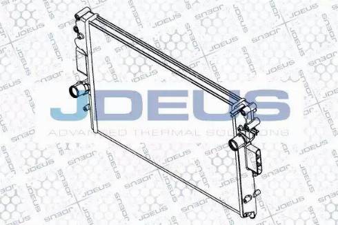 Jdeus RA0140061 - Radiateur, refroidissement du moteur cwaw.fr