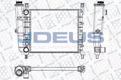 Jdeus RA0110390 - Radiateur, refroidissement du moteur cwaw.fr