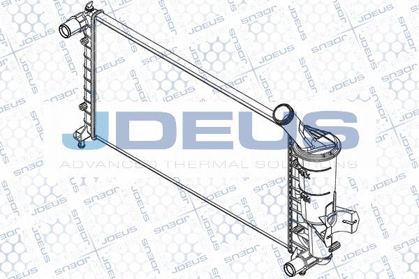 Jdeus RA0110750 - Radiateur, refroidissement du moteur cwaw.fr