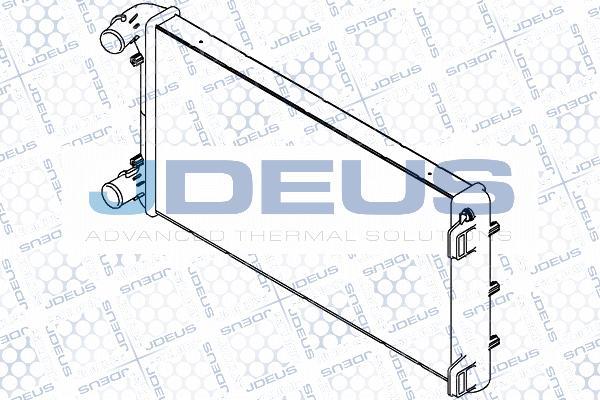 Jdeus RA0110730 - Radiateur, refroidissement du moteur cwaw.fr