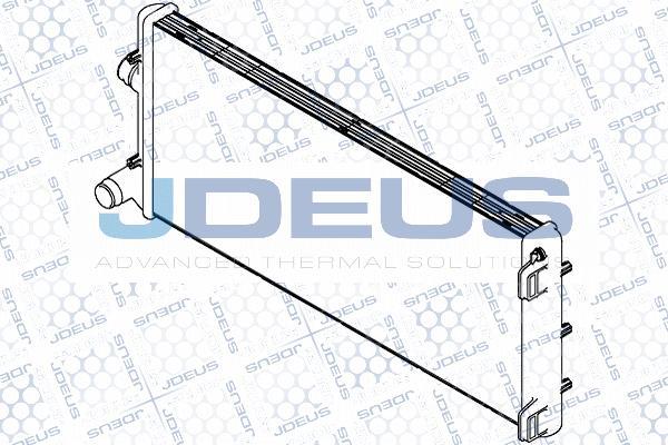 Jdeus RA0110720 - Radiateur, refroidissement du moteur cwaw.fr