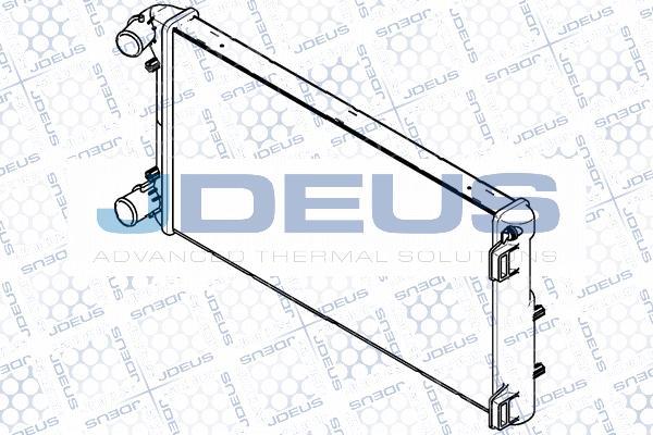 Jdeus RA0111000 - Radiateur, refroidissement du moteur cwaw.fr