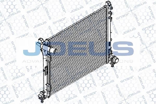 Jdeus RA0111350 - Radiateur, refroidissement du moteur cwaw.fr