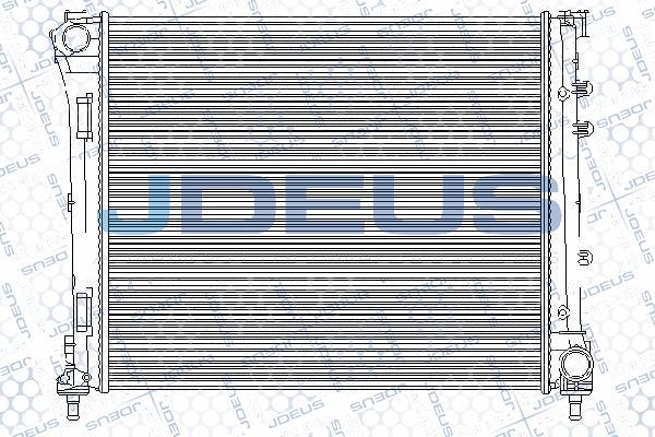 Jdeus RA0111250 - Radiateur, refroidissement du moteur cwaw.fr