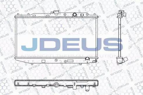 Jdeus RA0130010 - Radiateur, refroidissement du moteur cwaw.fr