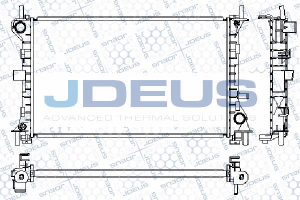 Jdeus RA0121050 - Radiateur, refroidissement du moteur cwaw.fr