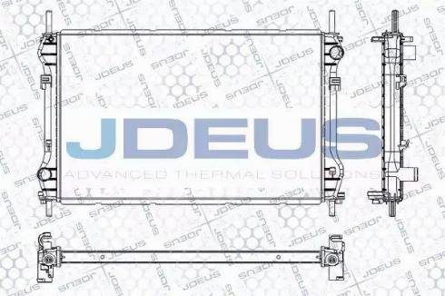 Jdeus RA0121010 - Radiateur, refroidissement du moteur cwaw.fr