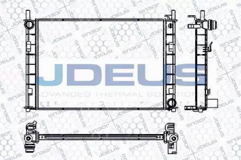 Jdeus RA0121070 - Radiateur, refroidissement du moteur cwaw.fr