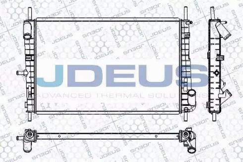 Jdeus RA0121120 - Radiateur, refroidissement du moteur cwaw.fr