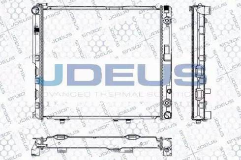 Jdeus RA0170460 - Radiateur, refroidissement du moteur cwaw.fr