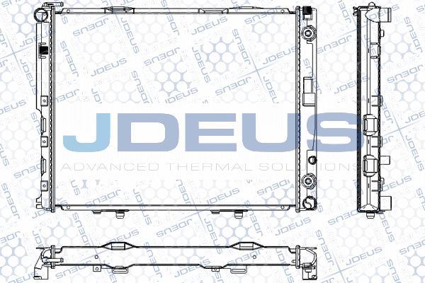 Jdeus RA0170430 - Radiateur, refroidissement du moteur cwaw.fr