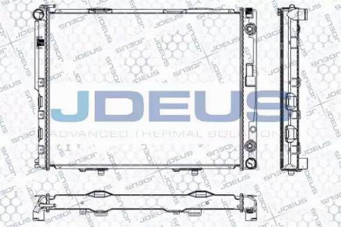 Jdeus RA0170520 - Radiateur, refroidissement du moteur cwaw.fr