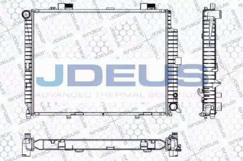 Jdeus RA0170640 - Radiateur, refroidissement du moteur cwaw.fr