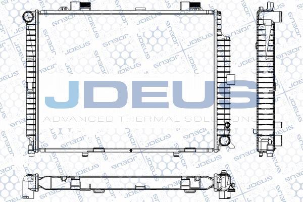 Jdeus RA0170630 - Radiateur, refroidissement du moteur cwaw.fr