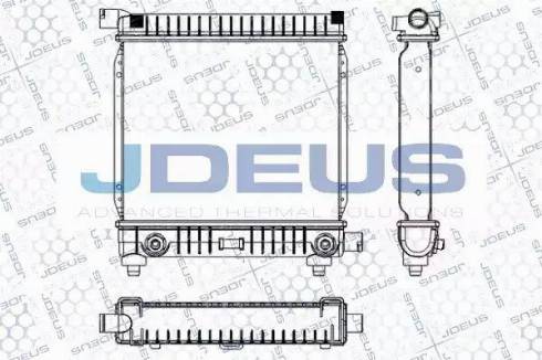 Jdeus RA0170140 - Radiateur, refroidissement du moteur cwaw.fr