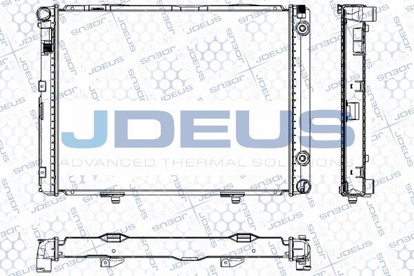 Jdeus RA0170110 - Radiateur, refroidissement du moteur cwaw.fr