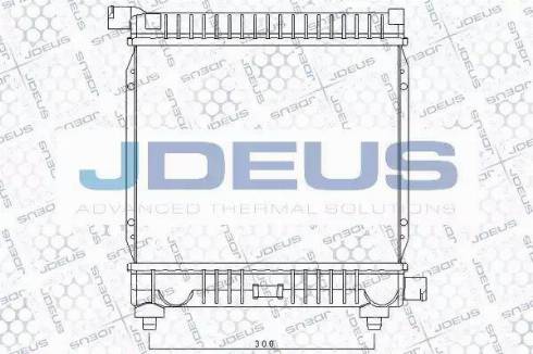 Jdeus RA0170130 - Radiateur, refroidissement du moteur cwaw.fr