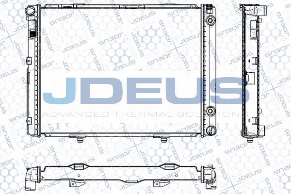 Jdeus RA0170120 - Radiateur, refroidissement du moteur cwaw.fr