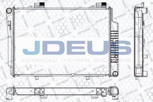 Jdeus RA0170360 - Radiateur, refroidissement du moteur cwaw.fr