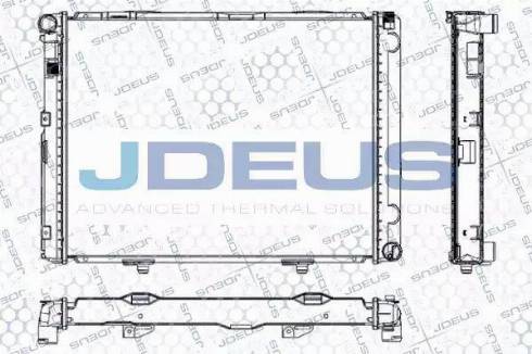 Jdeus RA0170210 - Radiateur, refroidissement du moteur cwaw.fr