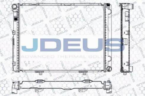 Jdeus RA0170220 - Radiateur, refroidissement du moteur cwaw.fr