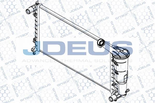 Jdeus RA0360120 - Radiateur, refroidissement du moteur cwaw.fr