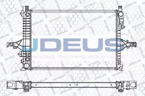 Jdeus RA0310540 - Radiateur, refroidissement du moteur cwaw.fr