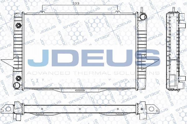 Jdeus RA0310550 - Radiateur, refroidissement du moteur cwaw.fr