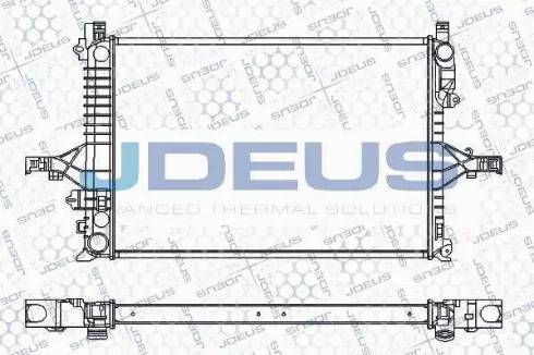 Jdeus RA0310530 - Radiateur, refroidissement du moteur cwaw.fr