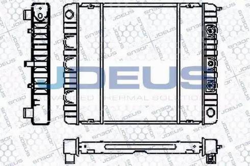 Jdeus RA0310160 - Radiateur, refroidissement du moteur cwaw.fr