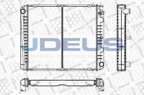 Jdeus RA0310210 - Radiateur, refroidissement du moteur cwaw.fr