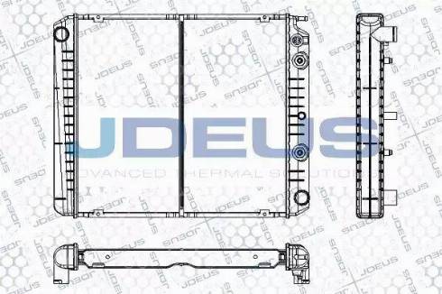 Jdeus RA0310220 - Radiateur, refroidissement du moteur cwaw.fr