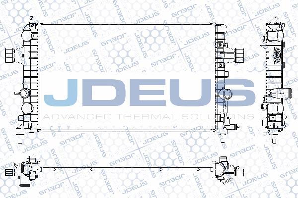 Jdeus RA0200990 - Radiateur, refroidissement du moteur cwaw.fr